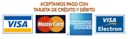 Aceptamos Pago con Tarjeta de Crédito y Débito a través de PayPal